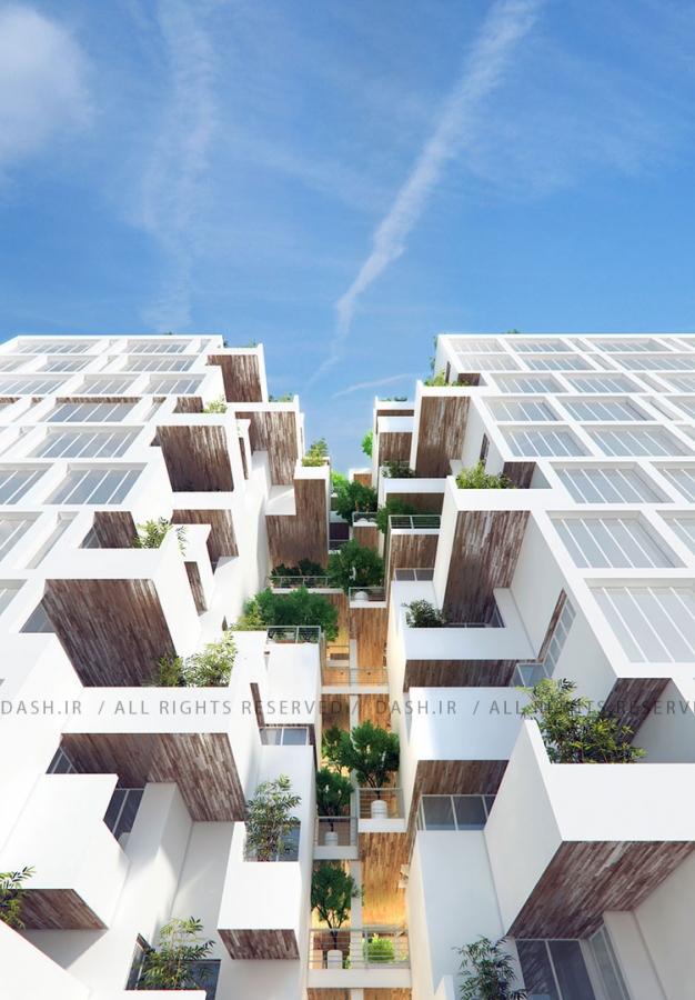 طراحی نمای ساختمان مسکونی