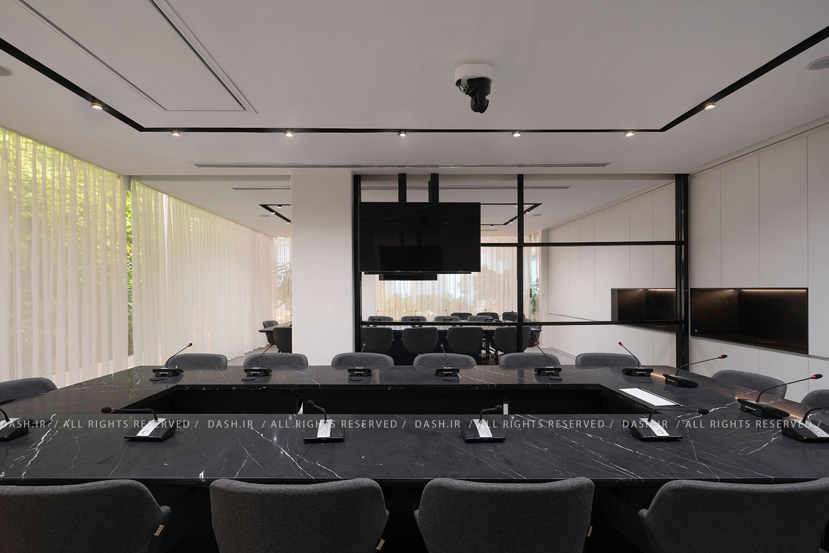 اتاق جلسات طراحی اداری داخلی دش