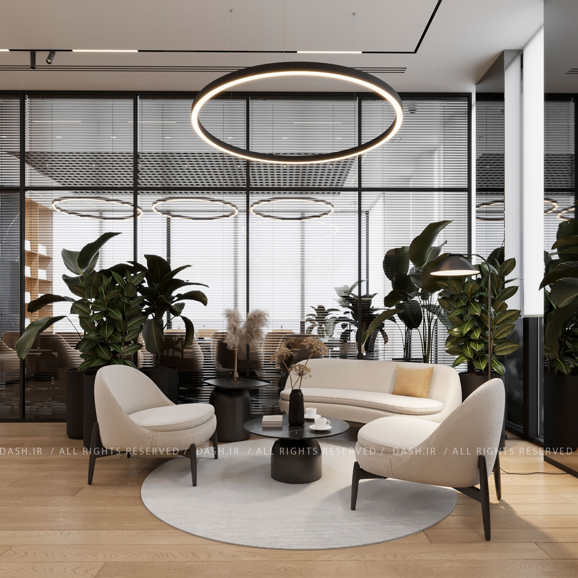 اتاق جلسه ساختمان اداری کرمان دیزل