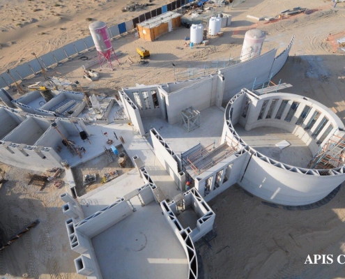 بزرگترین ساختمان ساخته شده با پرینتر سه بعدی در دبی 4 بزرگ ترین ساختمان ساخته شده با پرینت سه بعدی